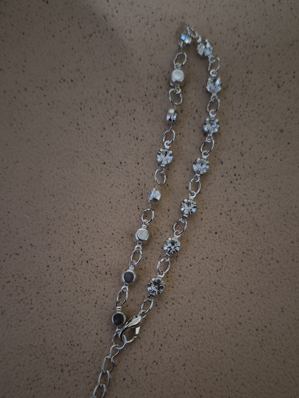 Silver Crystal Link Bracelet - Women's Jewelry